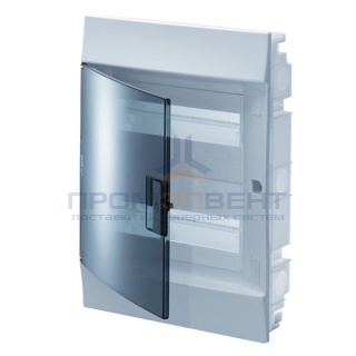 Бокс в нишу ABB Mistral41 36М (2x18) зеленая дверь без клеммного блока