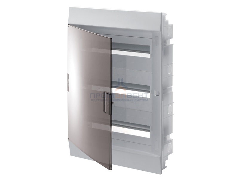 Бокс в нишу ABB Mistral41 54М прозрачная дверь c клеммным блоком