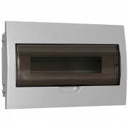 Бокс ЩРВ-П-18 на 18 модулей встраиваемый пластиковый с прозрачной дверкой IP40 ИЭК