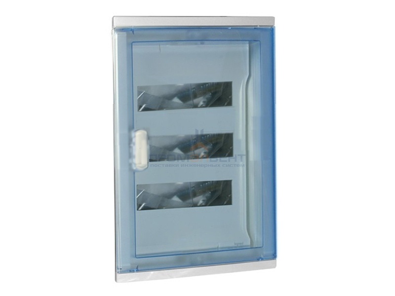 Щит Legrand Nedbox в нишу на 36 (+6) модулей с шинами N+PE с прозрачной дверью