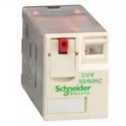 Миниатюрное реле Schneider Electric Zelio Relay  RXM 4 контакта 230В AC 6A