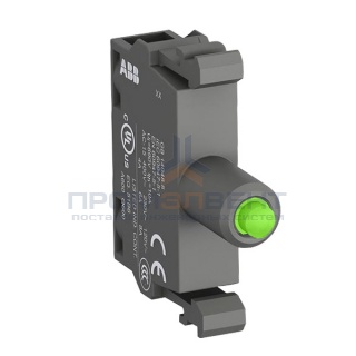 Патрон ABB MLBL-07G со встроенным светодиодом зеленый 230В AC