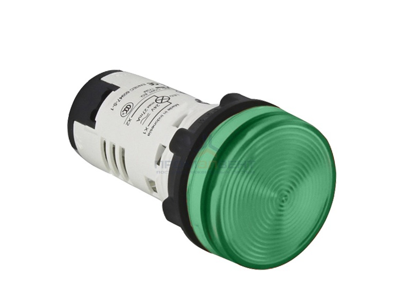 Сигнальная лампа Schneider Electric XB7EV03MP 22мм 230В зеленая
